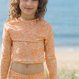 Girls Tropical Drift – Cropped Rashie