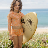 Girls Tropical Drift – Cropped Rashie