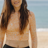 Women Tropical Drift Cropped Rashie