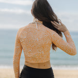 Women Tropical Drift Cropped Rashie